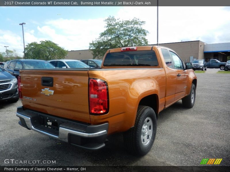  2017 Colorado WT Extended Cab Burning Hot Metallic
