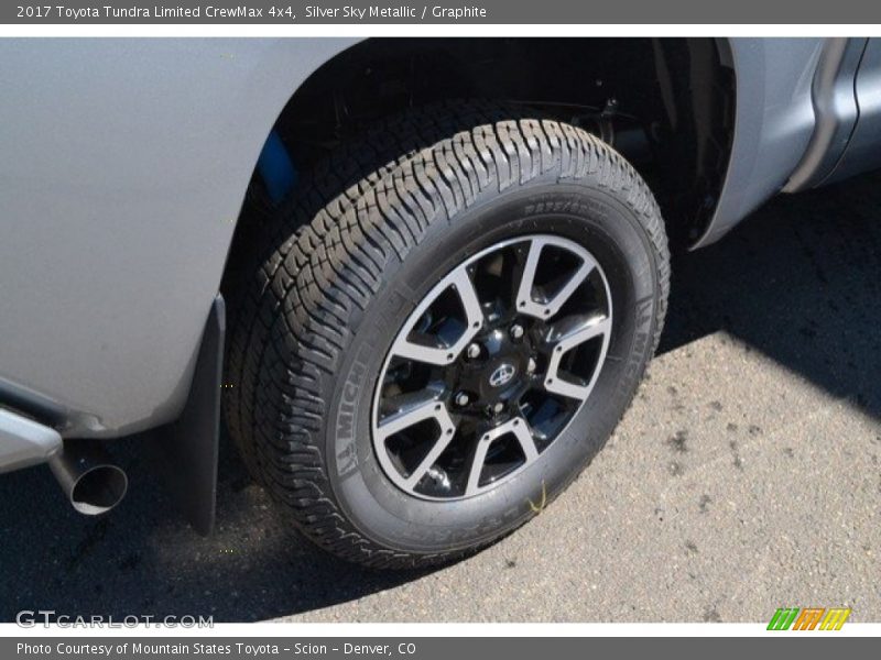 Silver Sky Metallic / Graphite 2017 Toyota Tundra Limited CrewMax 4x4