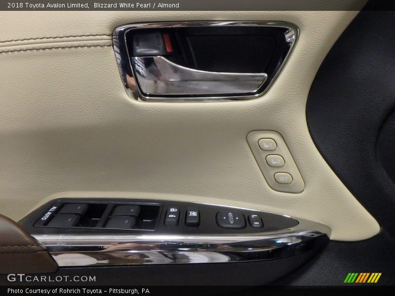 Blizzard White Pearl / Almond 2018 Toyota Avalon Limited