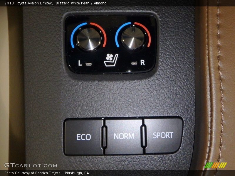 Blizzard White Pearl / Almond 2018 Toyota Avalon Limited