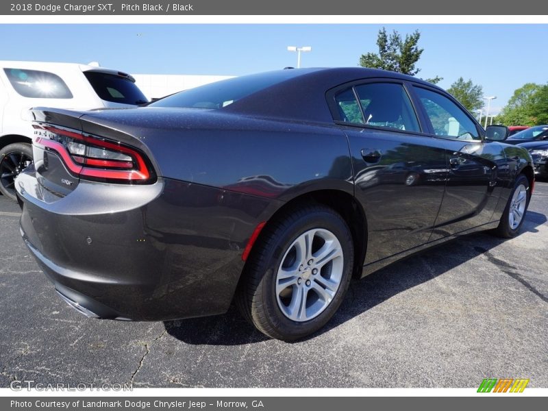 Pitch Black / Black 2018 Dodge Charger SXT