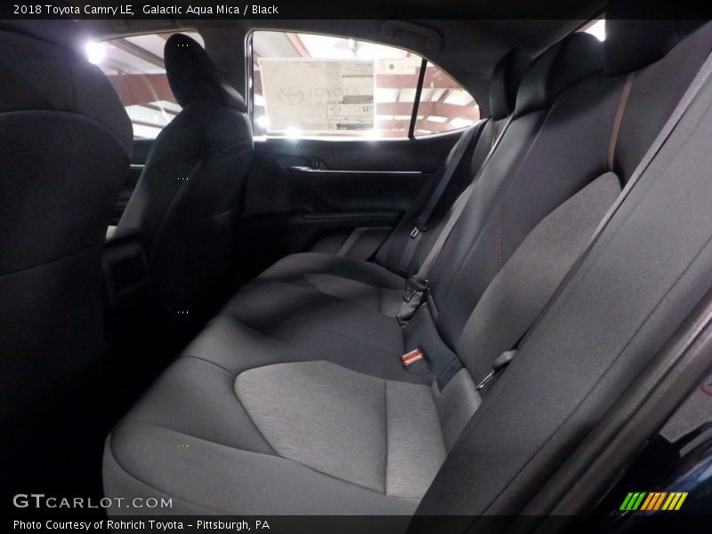 Galactic Aqua Mica / Black 2018 Toyota Camry LE