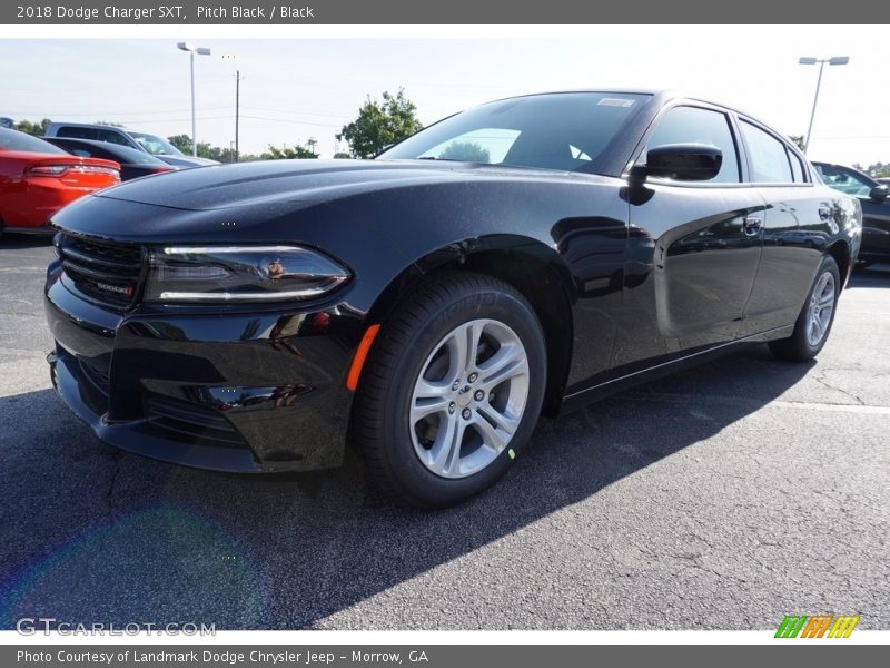 Pitch Black / Black 2018 Dodge Charger SXT