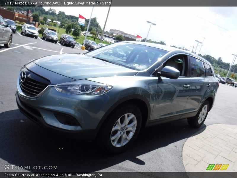Liquid Silver Metallic / Sand 2013 Mazda CX-9 Touring AWD