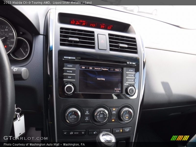 Liquid Silver Metallic / Sand 2013 Mazda CX-9 Touring AWD