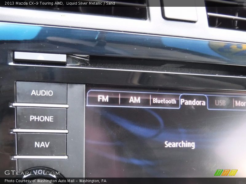 Liquid Silver Metallic / Sand 2013 Mazda CX-9 Touring AWD