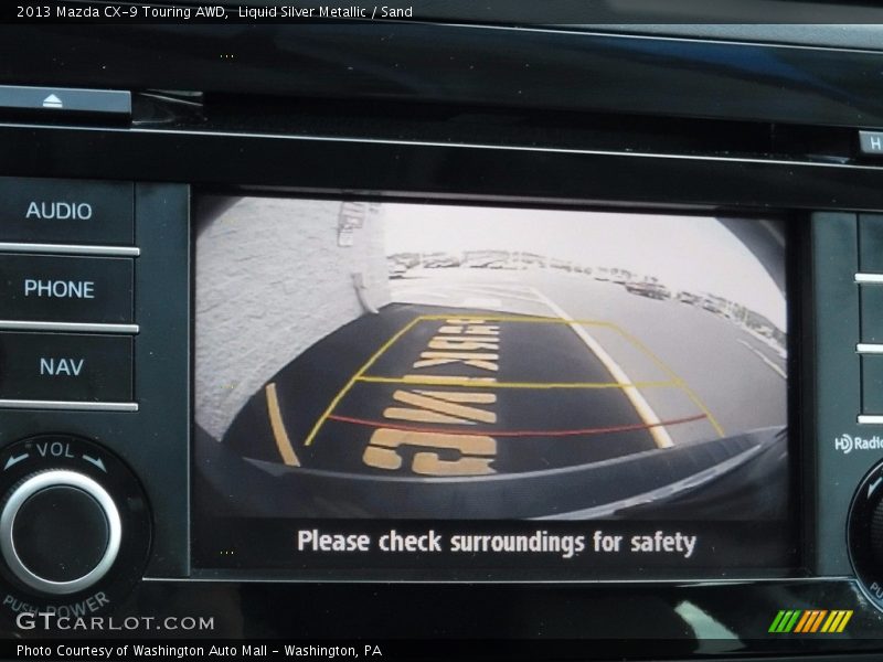 Liquid Silver Metallic / Sand 2013 Mazda CX-9 Touring AWD