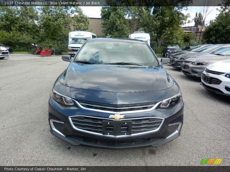 Blue Velvet Metallic / Jet Black 2017 Chevrolet Malibu LS