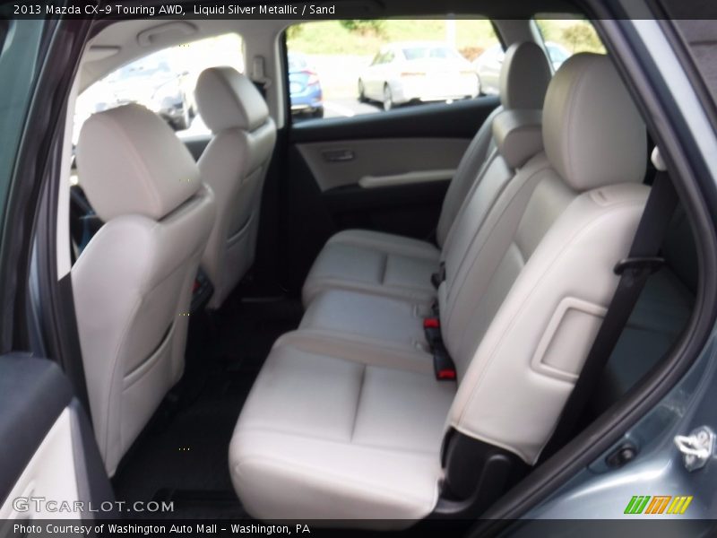 Liquid Silver Metallic / Sand 2013 Mazda CX-9 Touring AWD