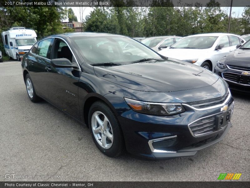 Blue Velvet Metallic / Jet Black 2017 Chevrolet Malibu LS