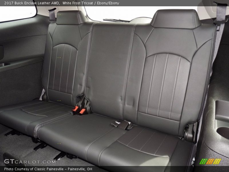 White Frost Tricoat / Ebony/Ebony 2017 Buick Enclave Leather AWD