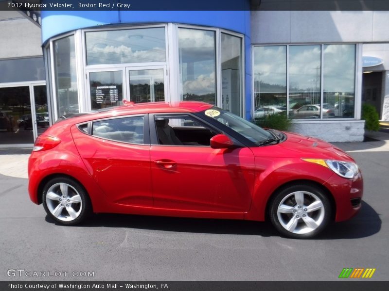 Boston Red / Gray 2012 Hyundai Veloster