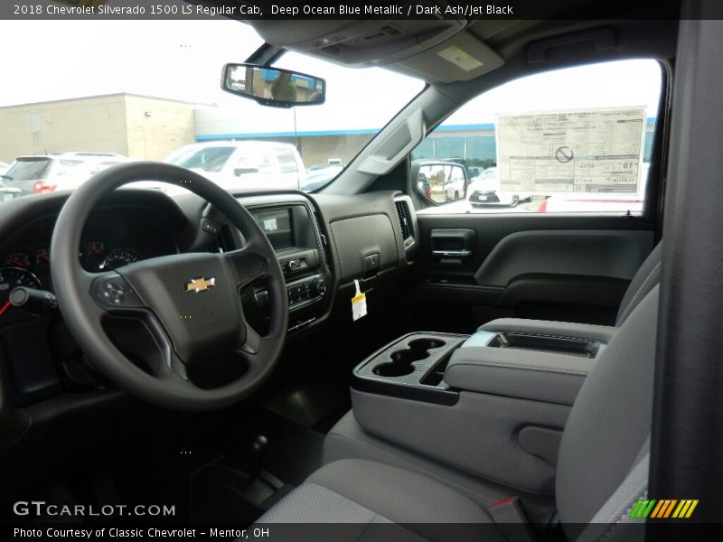 Deep Ocean Blue Metallic / Dark Ash/Jet Black 2018 Chevrolet Silverado 1500 LS Regular Cab