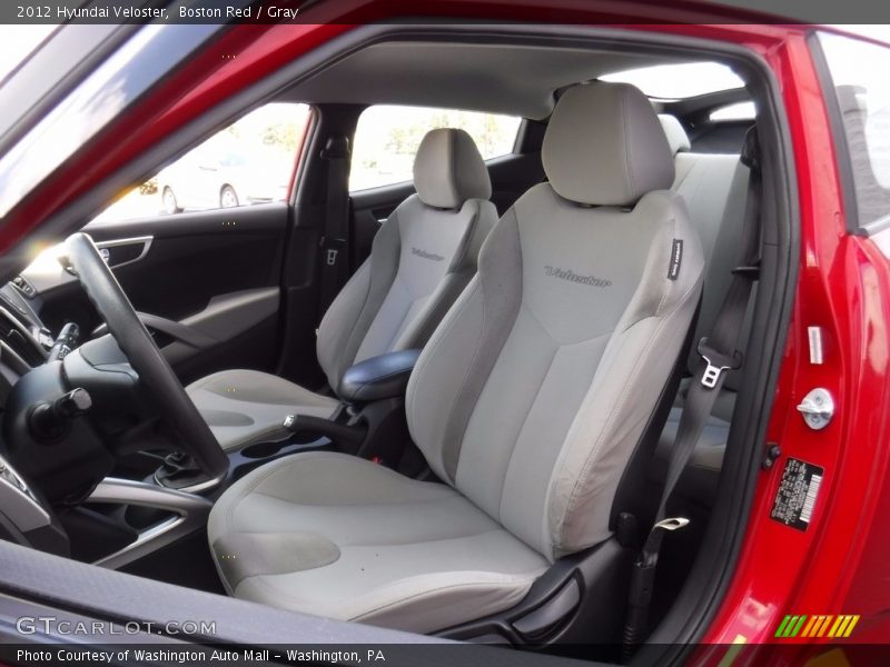 Boston Red / Gray 2012 Hyundai Veloster