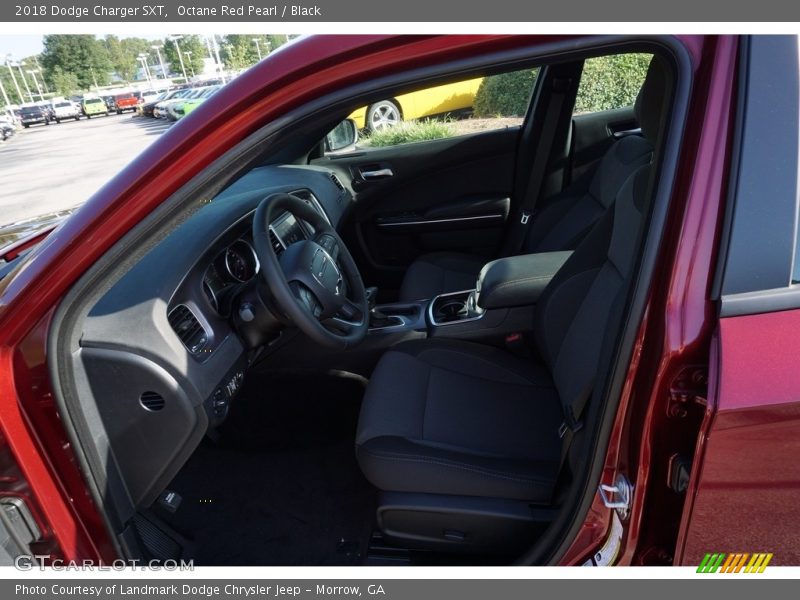 Octane Red Pearl / Black 2018 Dodge Charger SXT