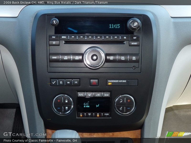 Ming Blue Metallic / Dark Titanium/Titanium 2009 Buick Enclave CXL AWD