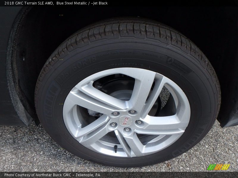 Blue Steel Metallic / ­Jet Black 2018 GMC Terrain SLE AWD