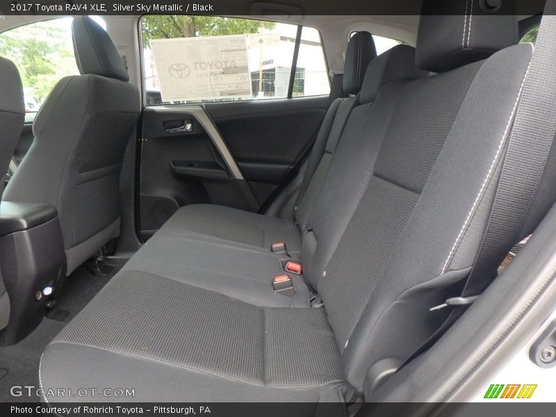 Silver Sky Metallic / Black 2017 Toyota RAV4 XLE