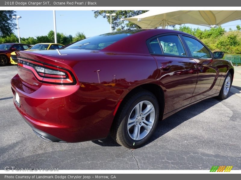 Octane Red Pearl / Black 2018 Dodge Charger SXT