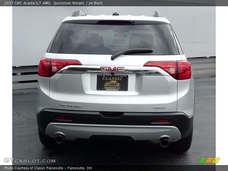 Quicksilver Metallic / Jet Black 2017 GMC Acadia SLT AWD