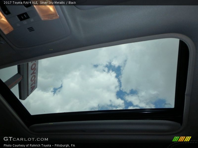 Silver Sky Metallic / Black 2017 Toyota RAV4 XLE