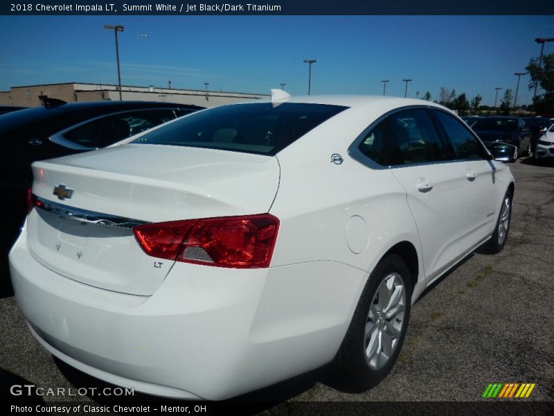 Summit White / Jet Black/Dark Titanium 2018 Chevrolet Impala LT