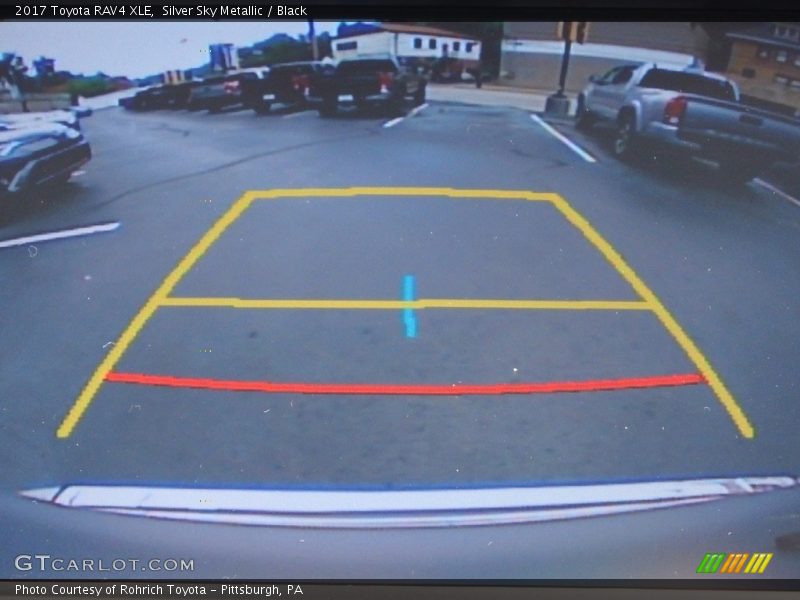 Silver Sky Metallic / Black 2017 Toyota RAV4 XLE