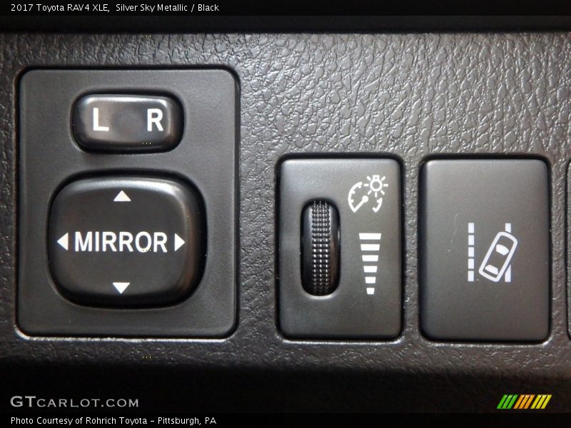 Silver Sky Metallic / Black 2017 Toyota RAV4 XLE