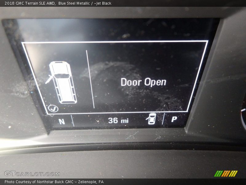 Blue Steel Metallic / ­Jet Black 2018 GMC Terrain SLE AWD