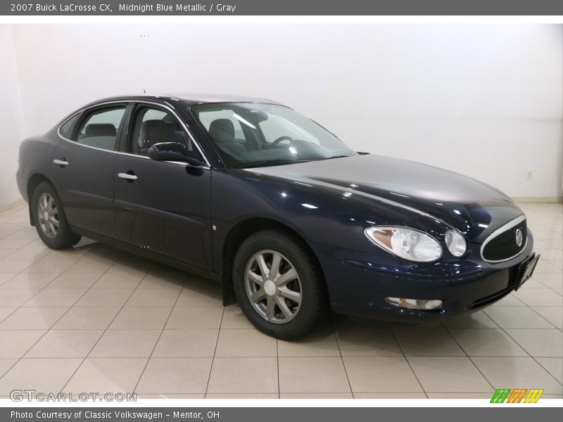 Midnight Blue Metallic / Gray 2007 Buick LaCrosse CX