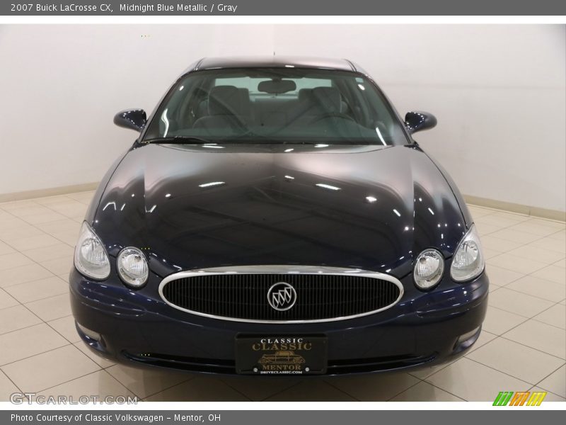 Midnight Blue Metallic / Gray 2007 Buick LaCrosse CX