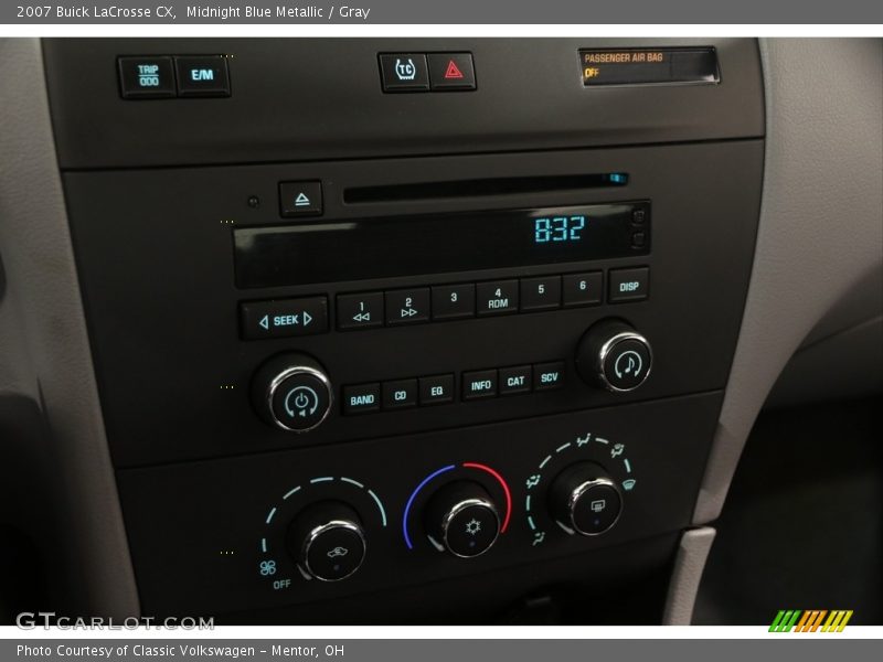 Midnight Blue Metallic / Gray 2007 Buick LaCrosse CX