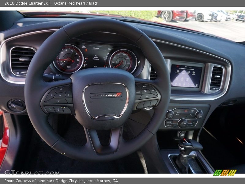 Octane Red Pearl / Black 2018 Dodge Charger SXT