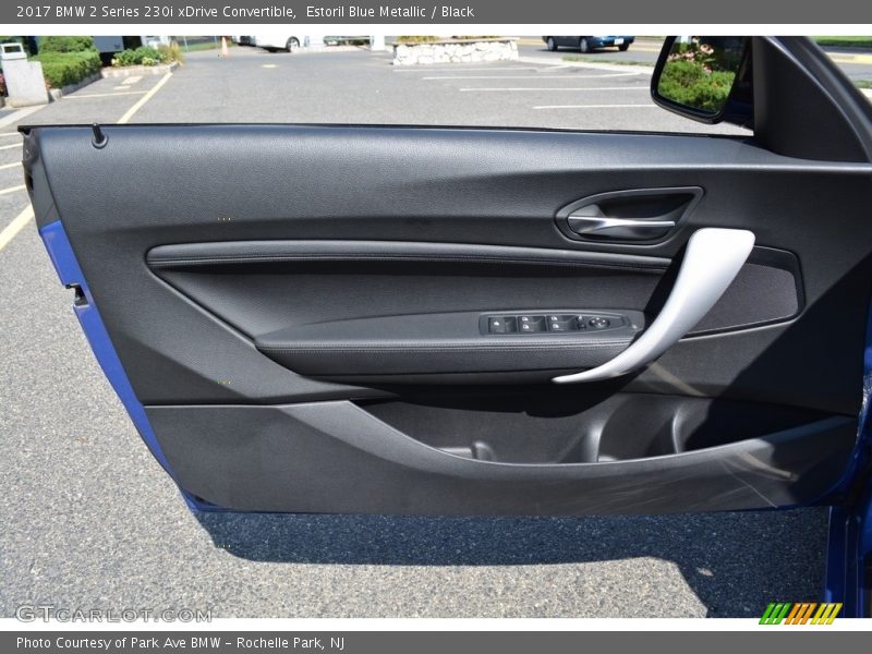 Estoril Blue Metallic / Black 2017 BMW 2 Series 230i xDrive Convertible