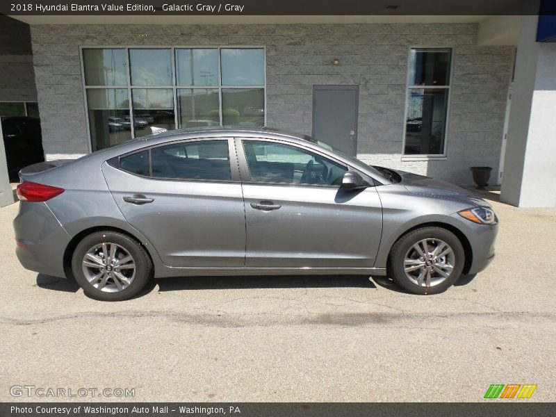 Galactic Gray / Gray 2018 Hyundai Elantra Value Edition