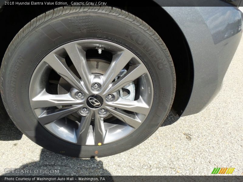 Galactic Gray / Gray 2018 Hyundai Elantra Value Edition