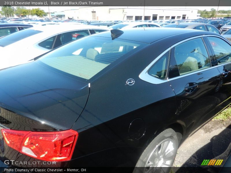 Black / Jet Black/Dark Titanium 2018 Chevrolet Impala LS