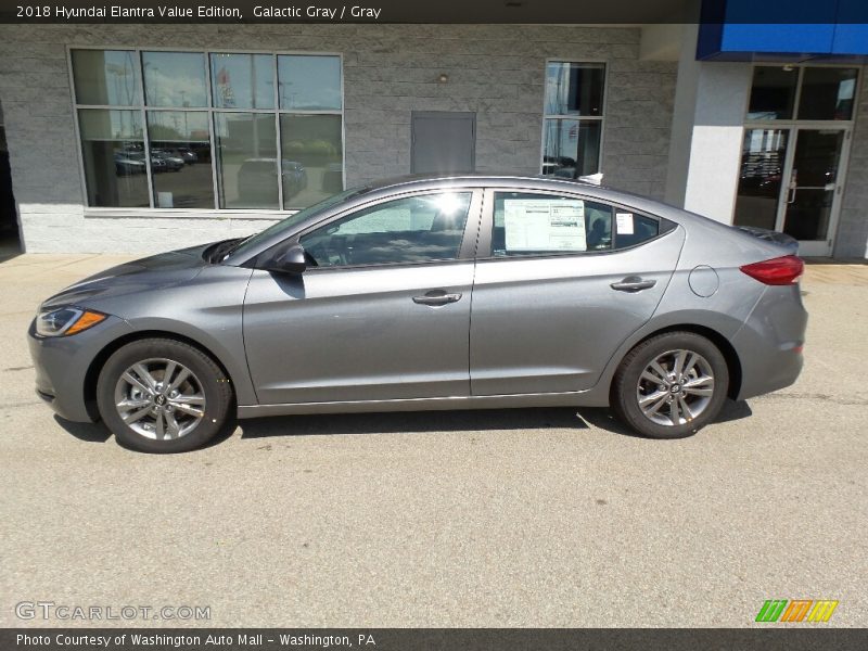 Galactic Gray / Gray 2018 Hyundai Elantra Value Edition