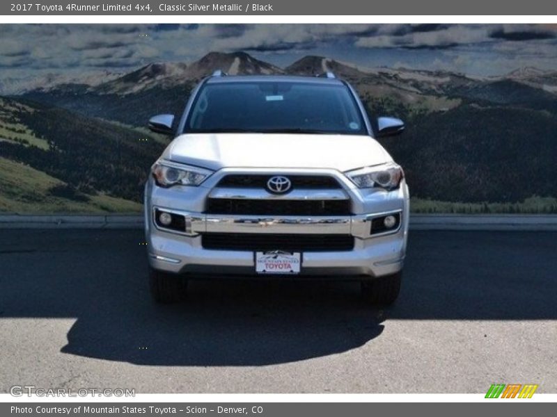Classic Silver Metallic / Black 2017 Toyota 4Runner Limited 4x4