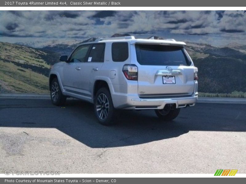 Classic Silver Metallic / Black 2017 Toyota 4Runner Limited 4x4