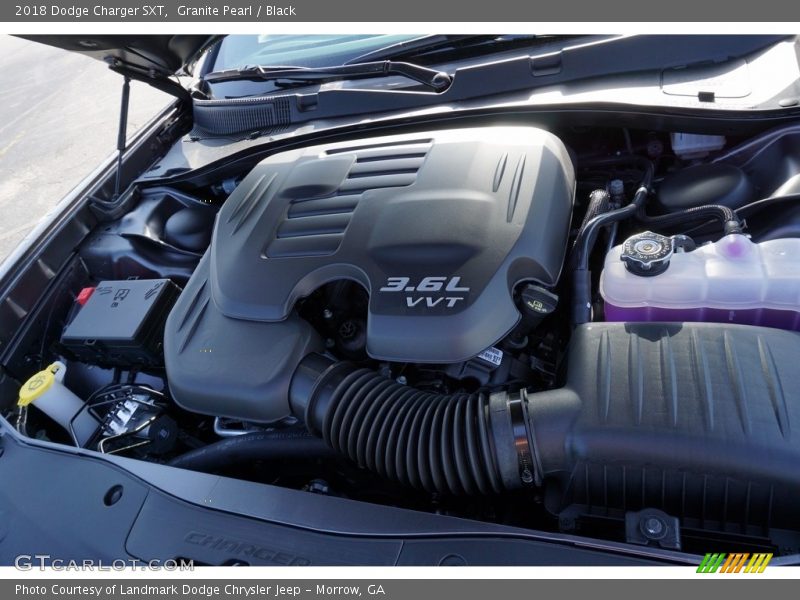 Granite Pearl / Black 2018 Dodge Charger SXT