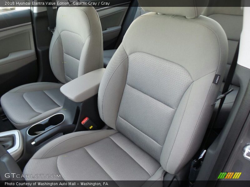 Galactic Gray / Gray 2018 Hyundai Elantra Value Edition