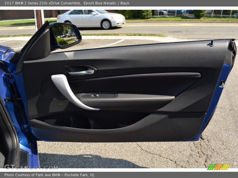 Estoril Blue Metallic / Black 2017 BMW 2 Series 230i xDrive Convertible