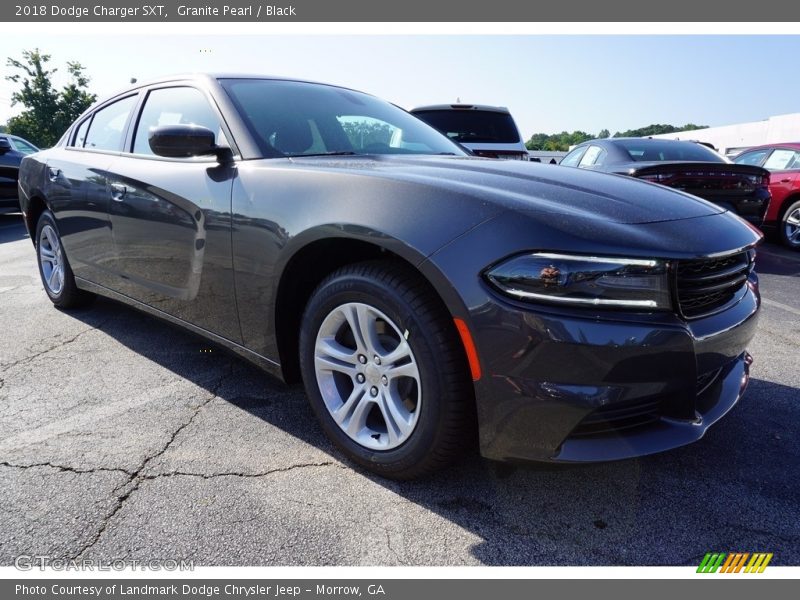 Granite Pearl / Black 2018 Dodge Charger SXT