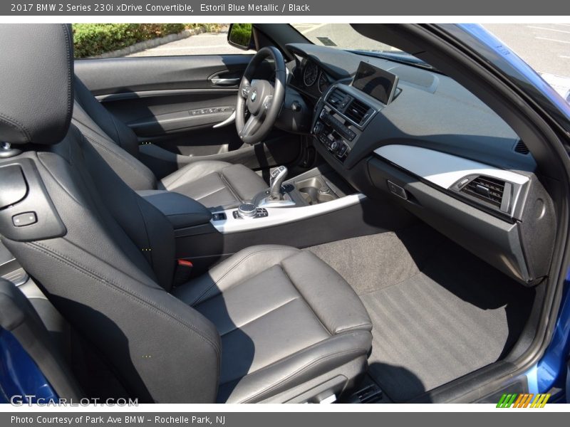 Estoril Blue Metallic / Black 2017 BMW 2 Series 230i xDrive Convertible