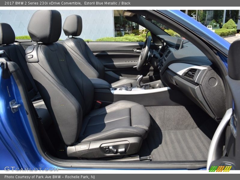 Estoril Blue Metallic / Black 2017 BMW 2 Series 230i xDrive Convertible