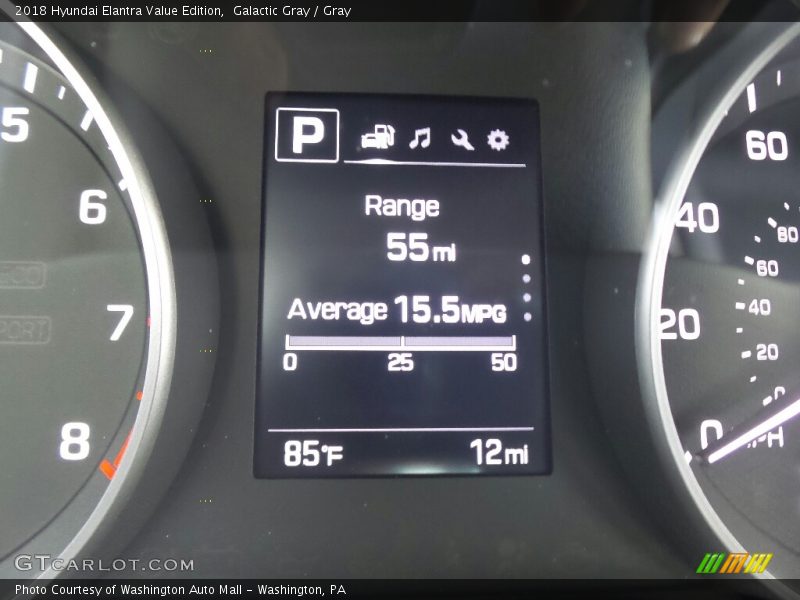 Galactic Gray / Gray 2018 Hyundai Elantra Value Edition