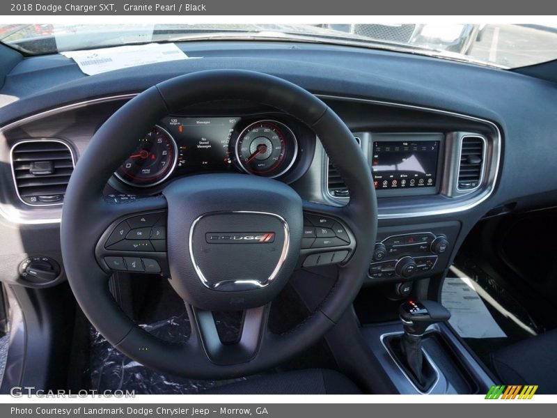 Granite Pearl / Black 2018 Dodge Charger SXT