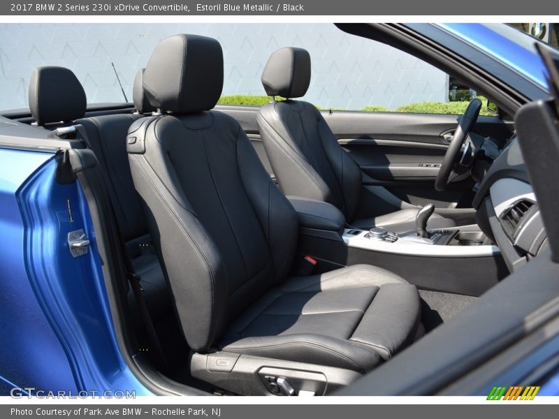 Estoril Blue Metallic / Black 2017 BMW 2 Series 230i xDrive Convertible