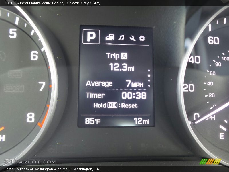 Galactic Gray / Gray 2018 Hyundai Elantra Value Edition